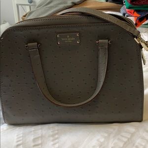 Grey Kate spade purse
